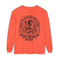 "Skip My Meds Today" Garment-Dyed Unisex Long Sleeve Tee