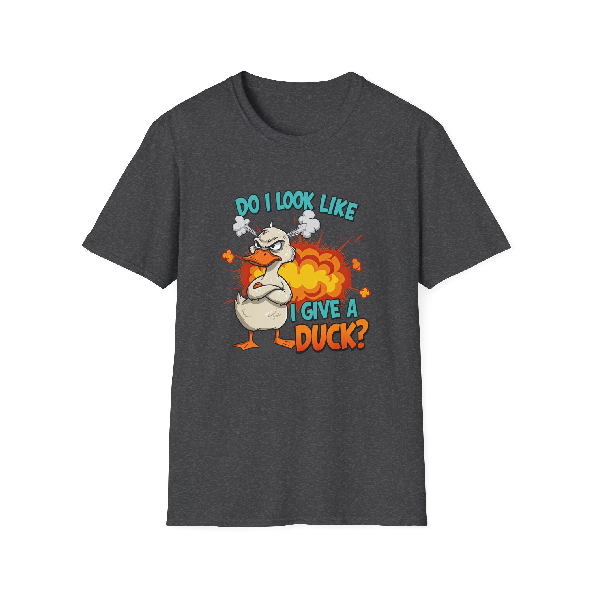 Do I Look Like I Give A Duck? Funny Duck Graphic T-Shirt