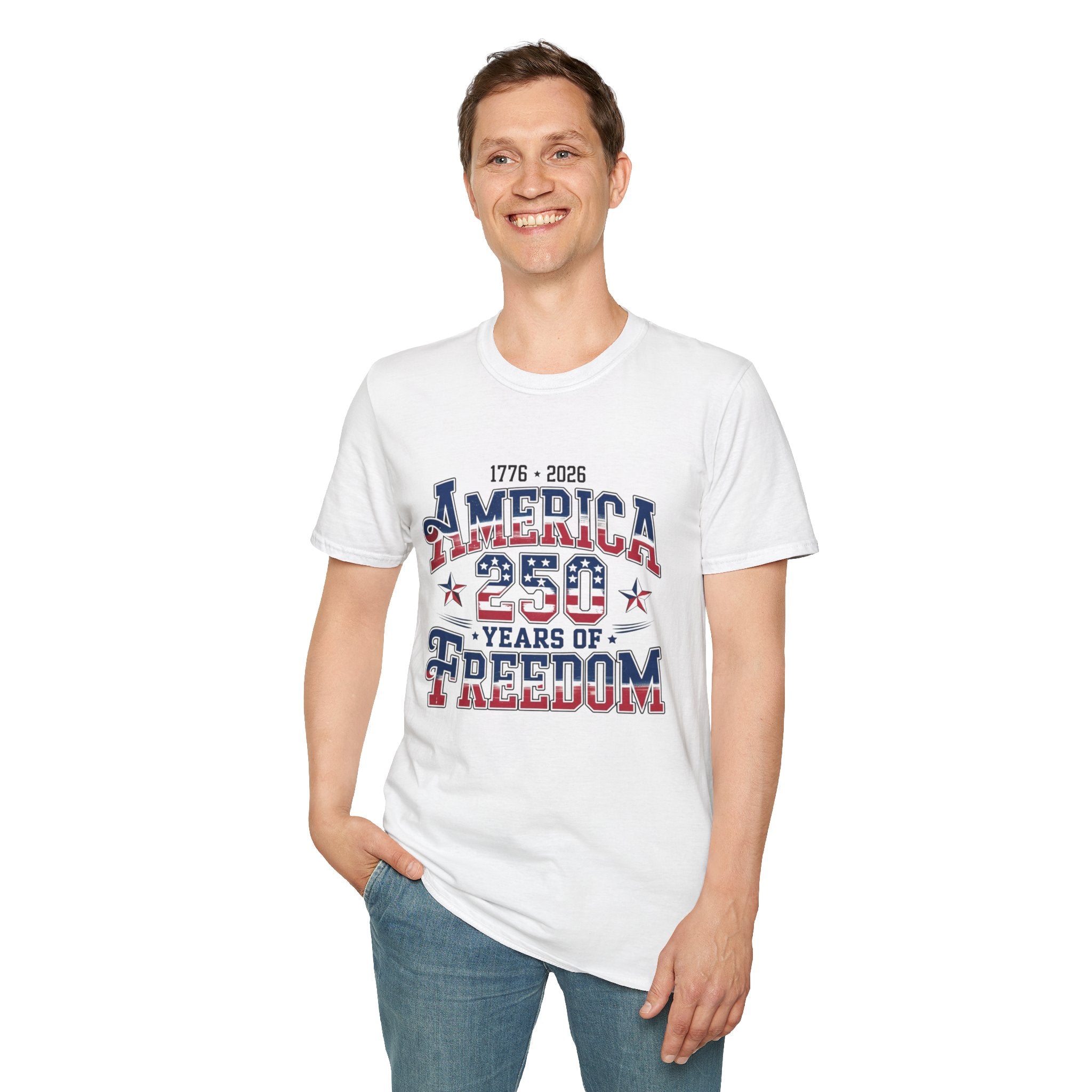 America 1776–2026 Patriotic USA 250th Anniversary Tee