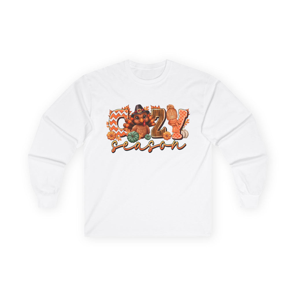 Fall Season Pumpkin Spice Autumn Graphic Long Sleeve Tee