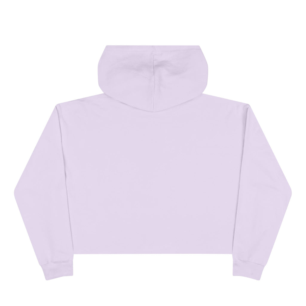 "Being Fabulous Is Hard Work" Skull Graphic-Cropped Hoodie
