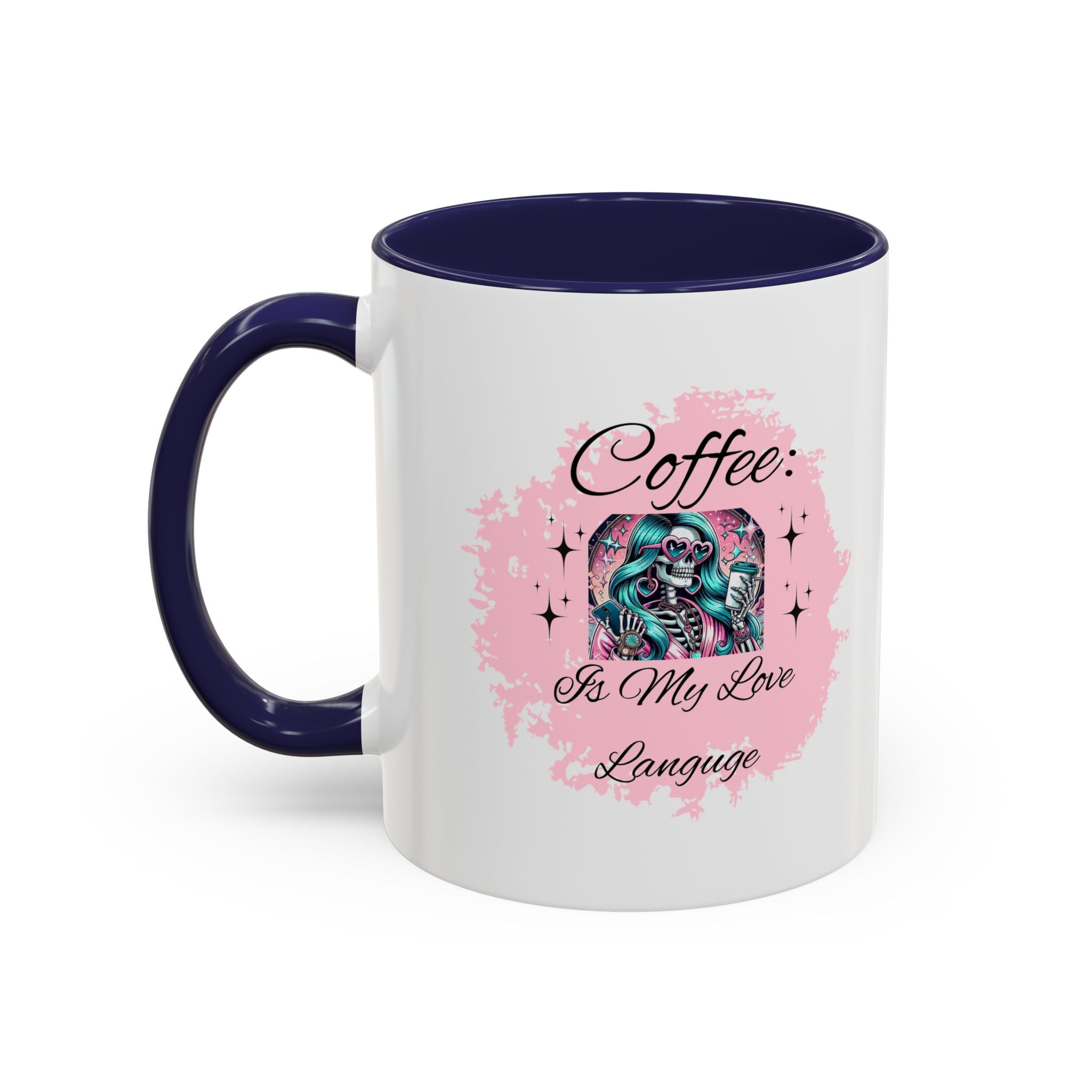 "Coffee is My Love Language" Accent Coffee Mug – 11/15oz
