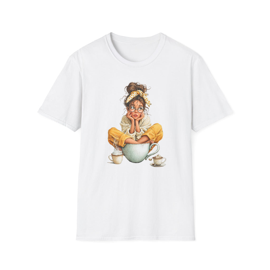 Whimsical Cozy Girl Cute Daydreamer Graphic Tee