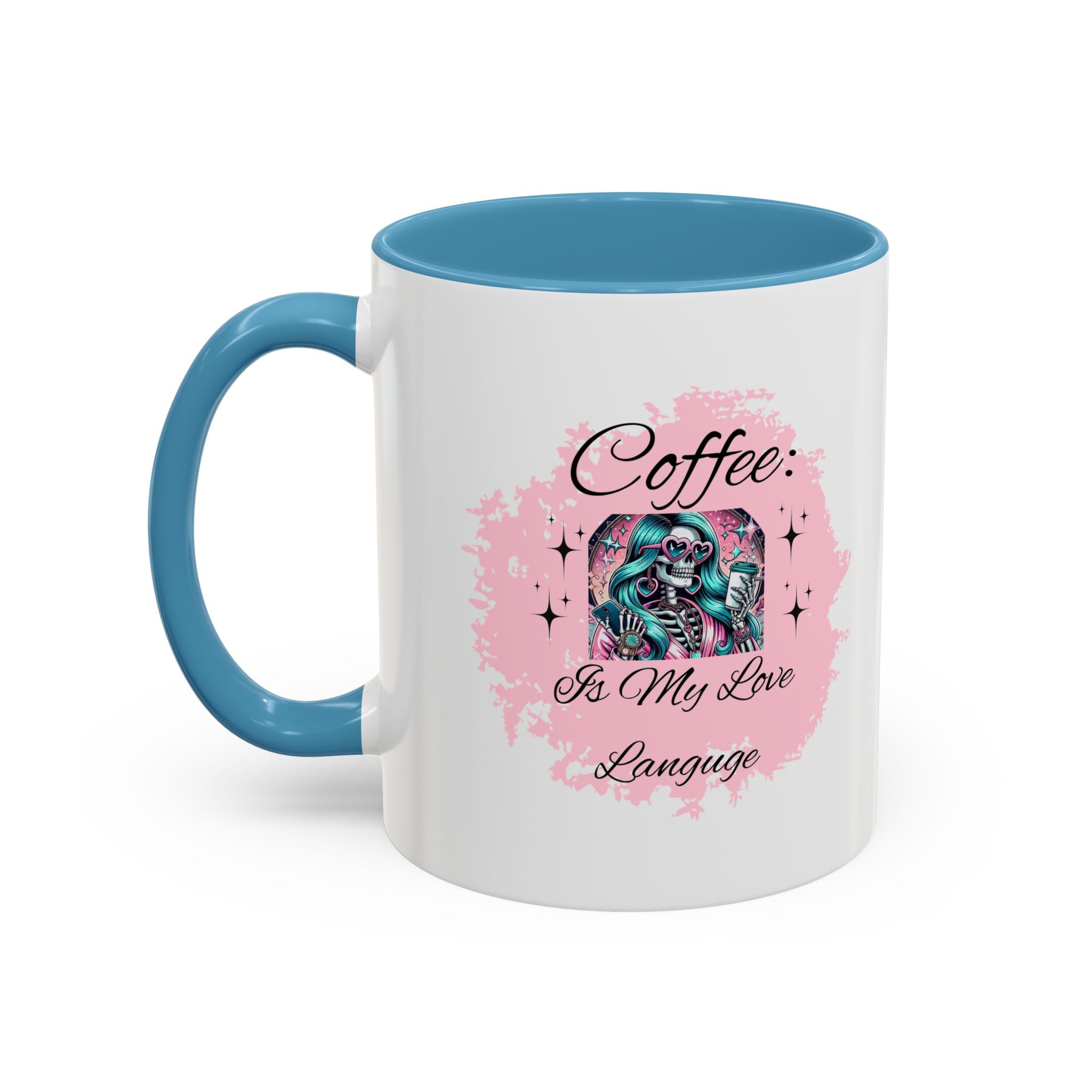 "Coffee is My Love Language" Accent Coffee Mug – 11/15oz