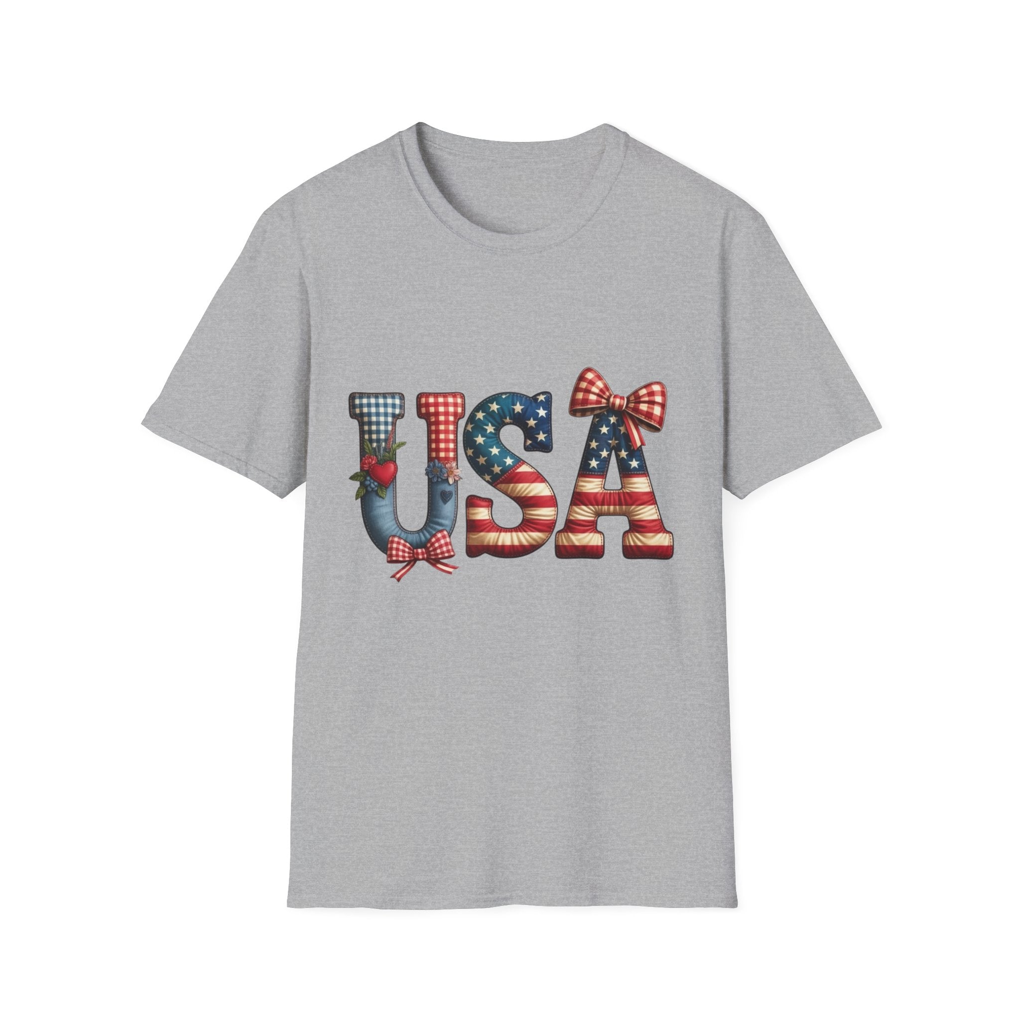 USA — Stars & Stripes Graphic 4th of July Patriotic T-Shirt