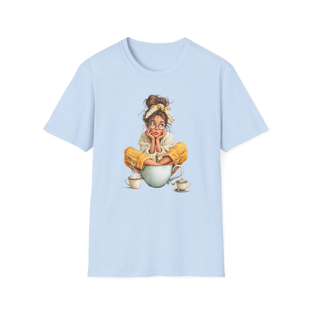 Whimsical Cozy Girl Cute Daydreamer Graphic Tee