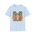 Cute Summer Cat Beach Trio in Sunglasses Graphic Tee