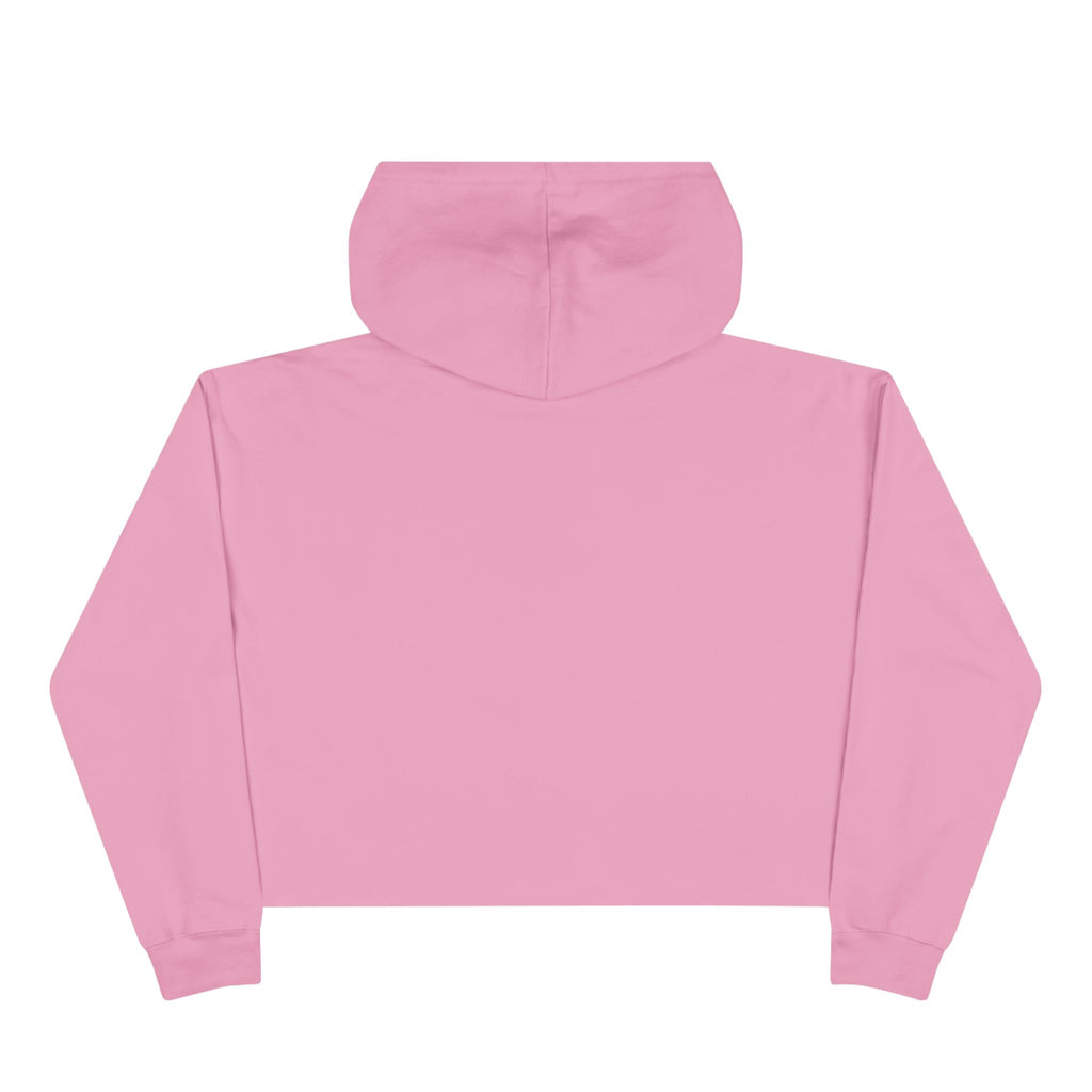 Anti Social Moms Club Crop Hoodie — Floral Coffee Graphic Cropped Hoodie for Introverted Moms