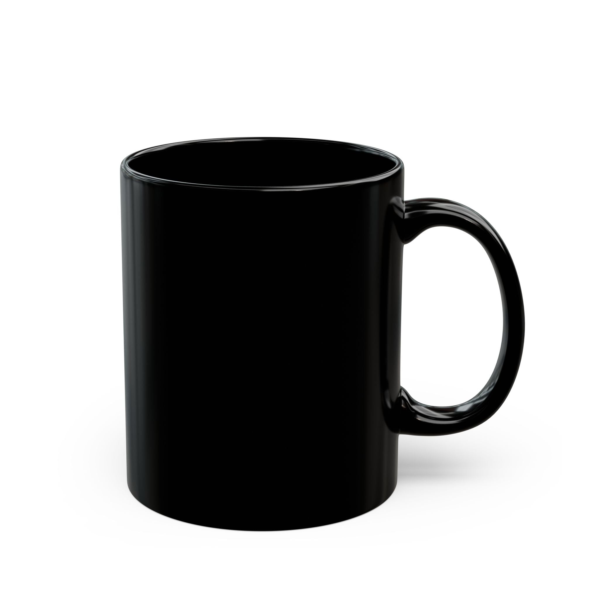 "If Only Sarcasm Burned Calories" Colorful Feminism Design Black Ceramic Mug (11oz & 15oz)