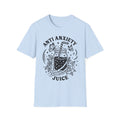 Anti-Anxiety Juice Cute Mason Jar Graphic Tee for Stress Relief & Self-Care