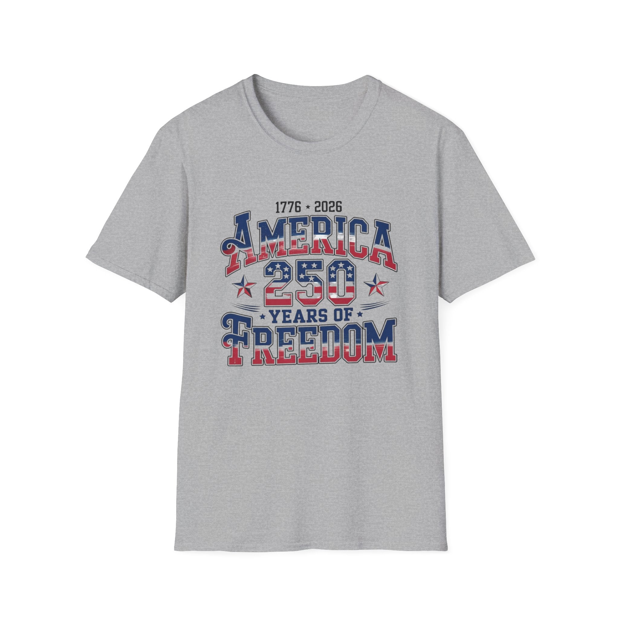 America 1776–2026 Patriotic USA 250th Anniversary Tee
