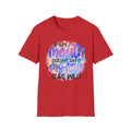 “If My Mouth Doesn’t Say It My Face Sure Will” Colorful Quote Tee