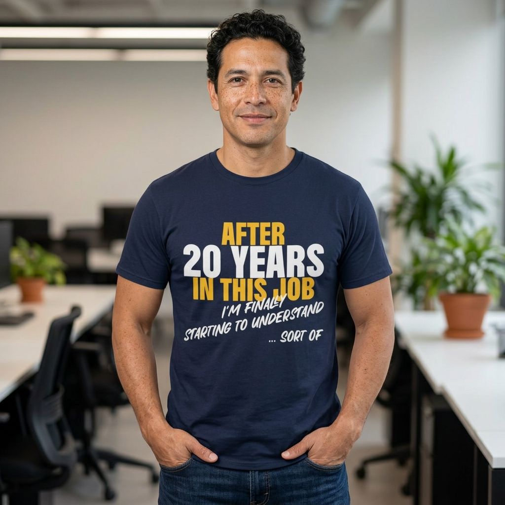 After 20 Years in This Job Funny Retirement / Work Anniversary Tee