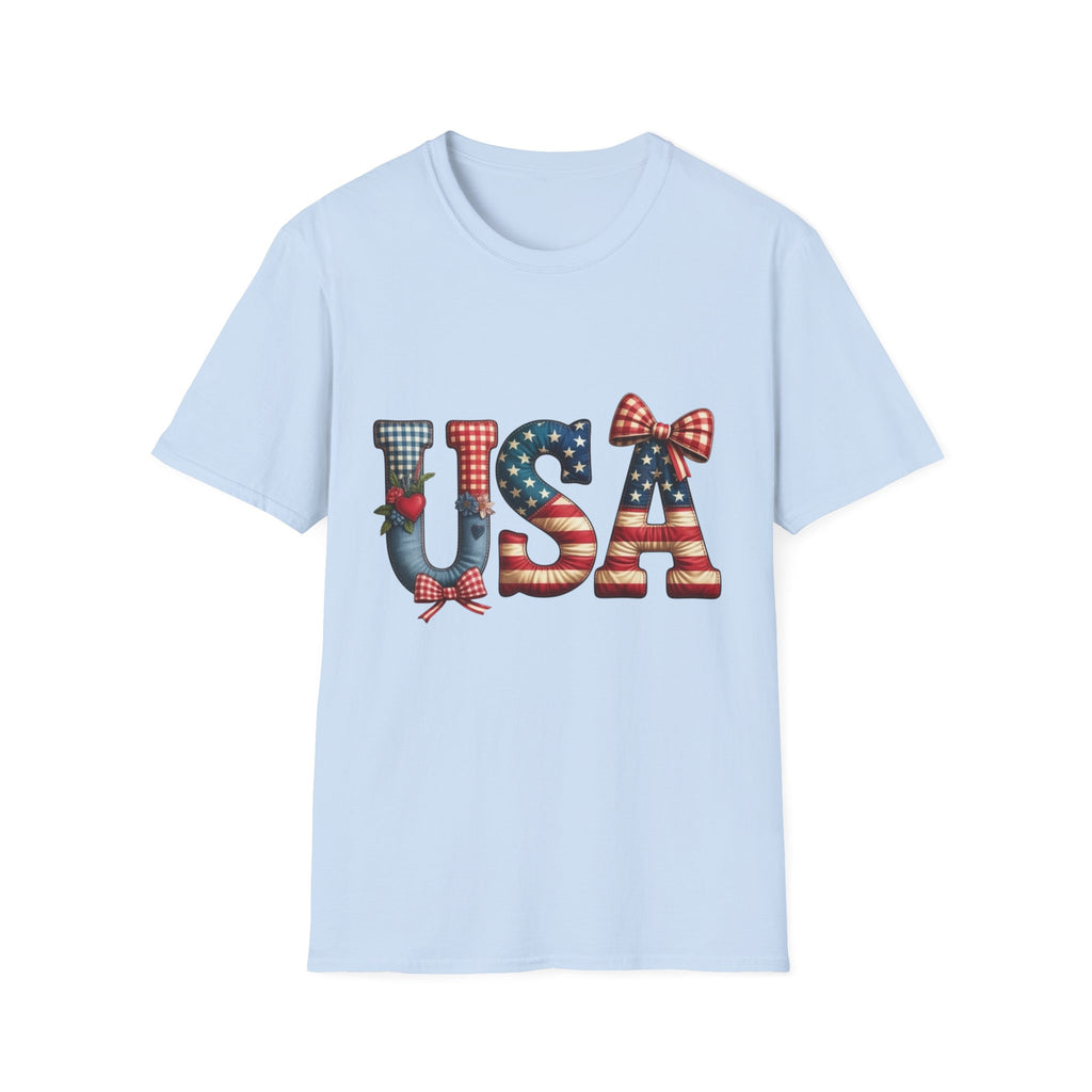 USA — Stars & Stripes Graphic 4th of July Patriotic T-Shirt