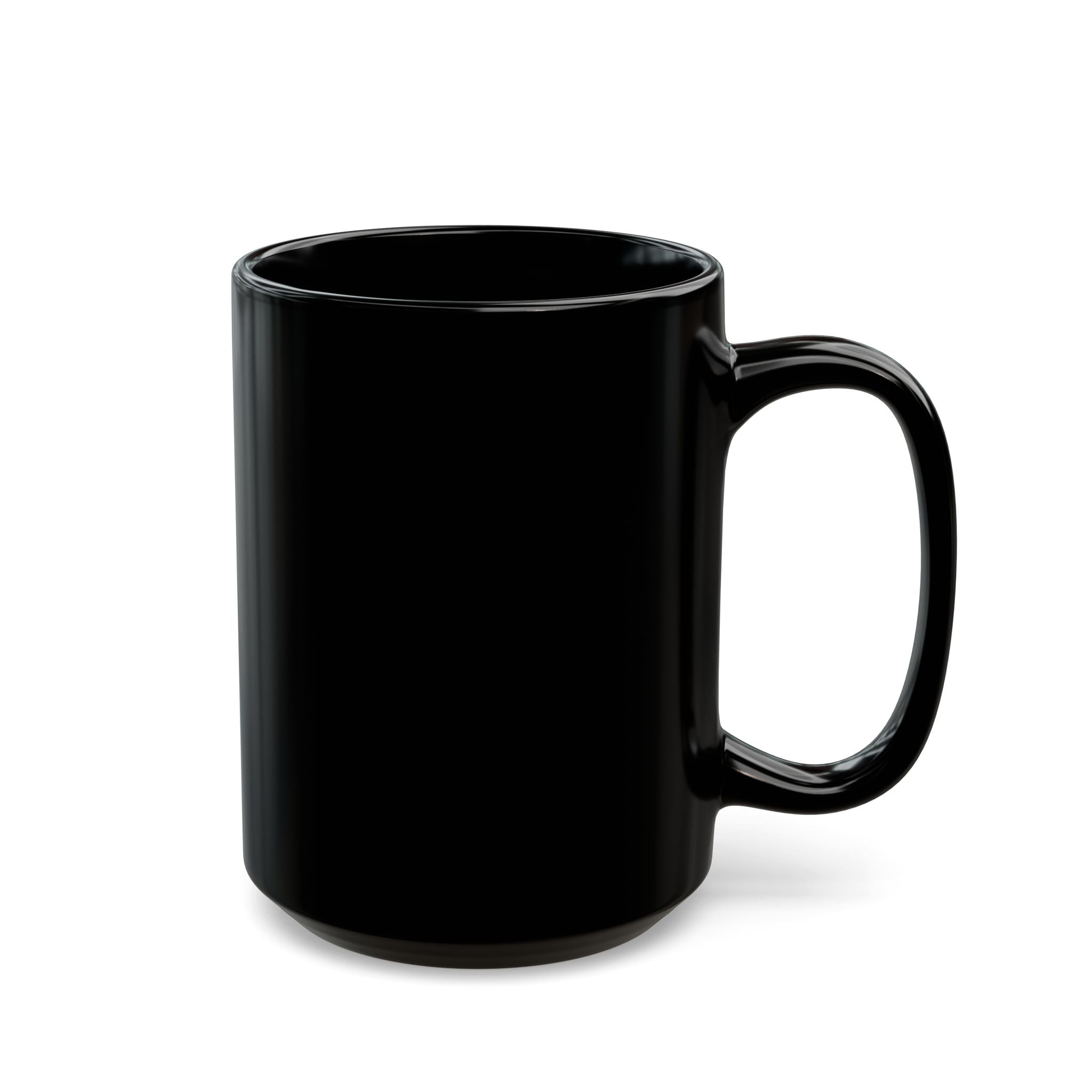 "If Only Sarcasm Burned Calories" Colorful Feminism Design Black Ceramic Mug (11oz & 15oz)