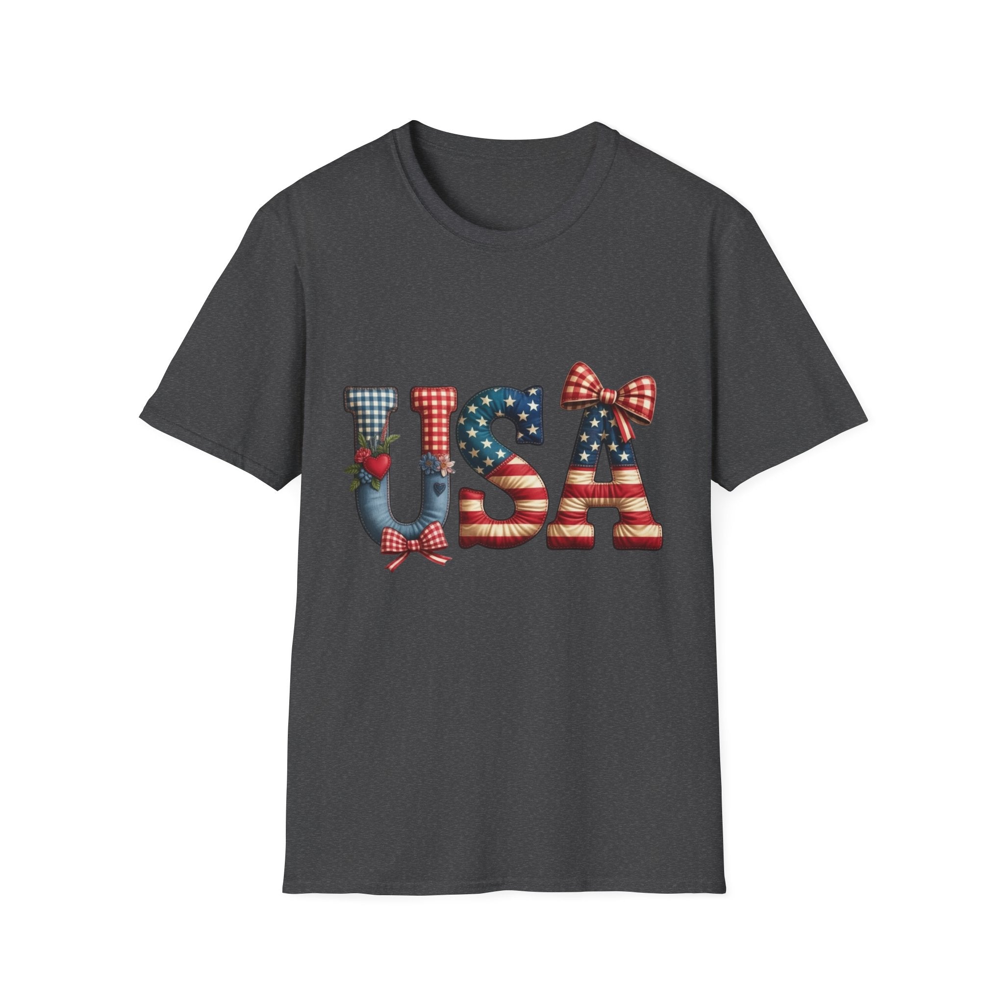 USA — Stars & Stripes Graphic 4th of July Patriotic T-Shirt