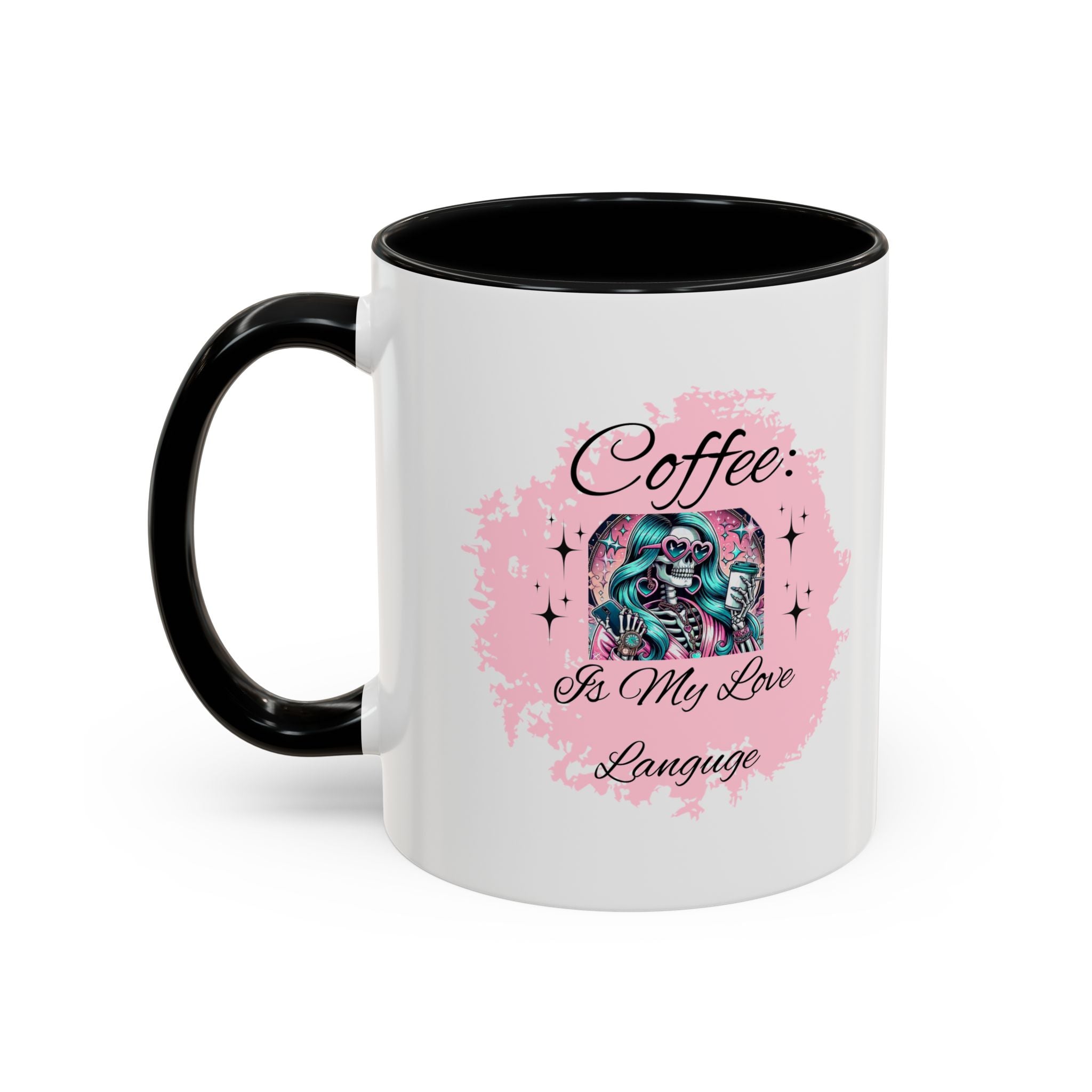 "Coffee is My Love Language" Accent Coffee Mug – 11/15oz