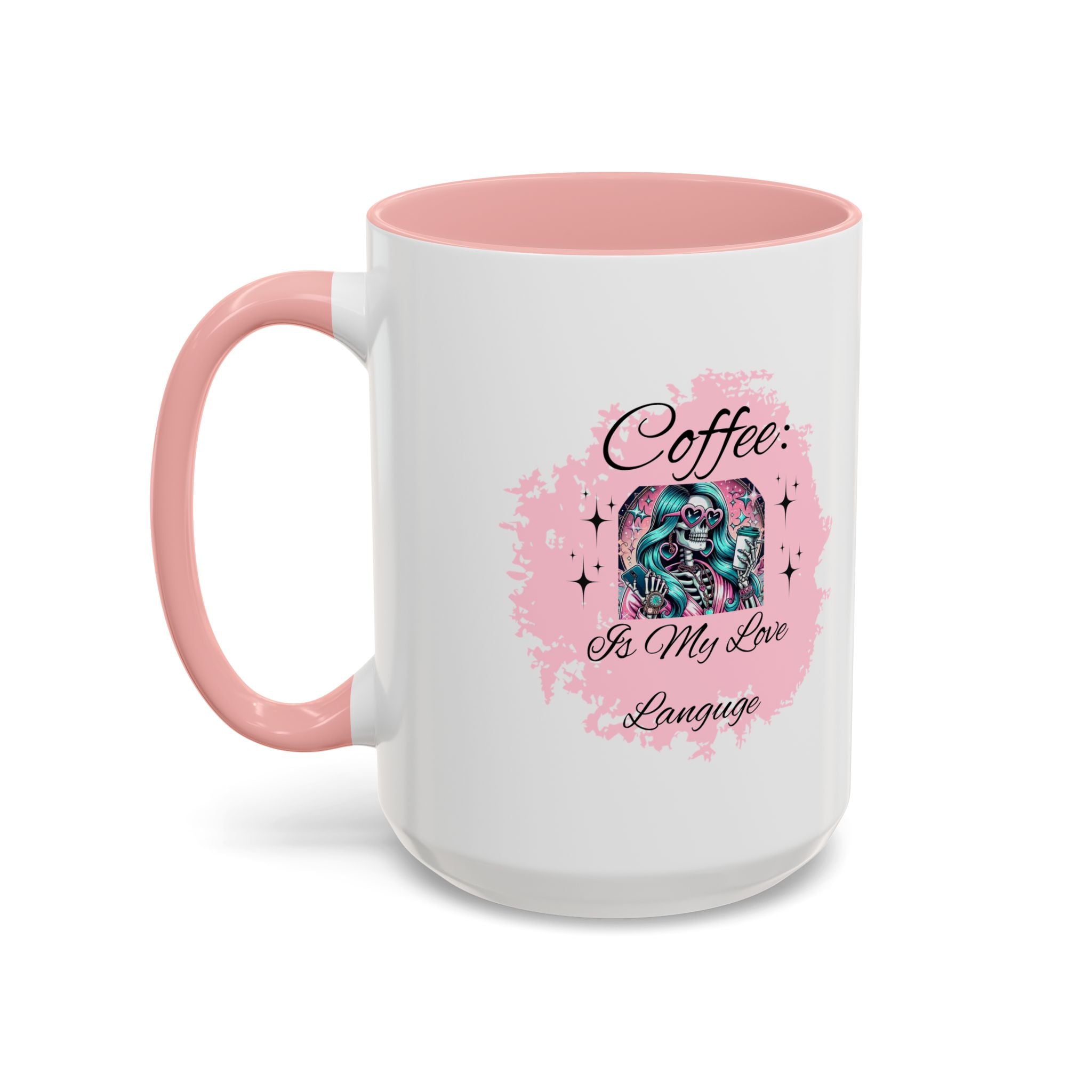 "Coffee is My Love Language" Accent Coffee Mug – 11/15oz
