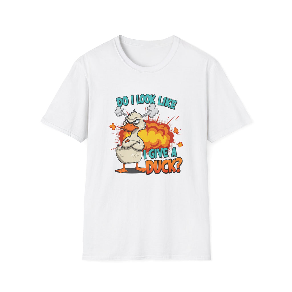 Do I Look Like I Give A Duck? Funny Duck Graphic T-Shirt