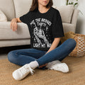 "May the Bridges I Burn Light My Way" Skeleton Hand Graphic T-Shirt
