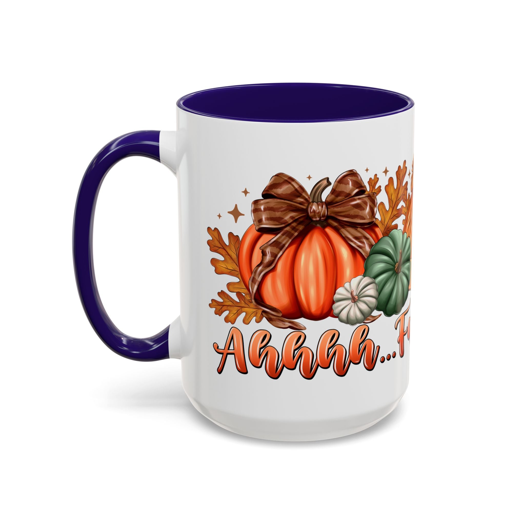 Fall Mug – Cozy Pumpkin & Knit Hat Coffee Cup (11/15oz)