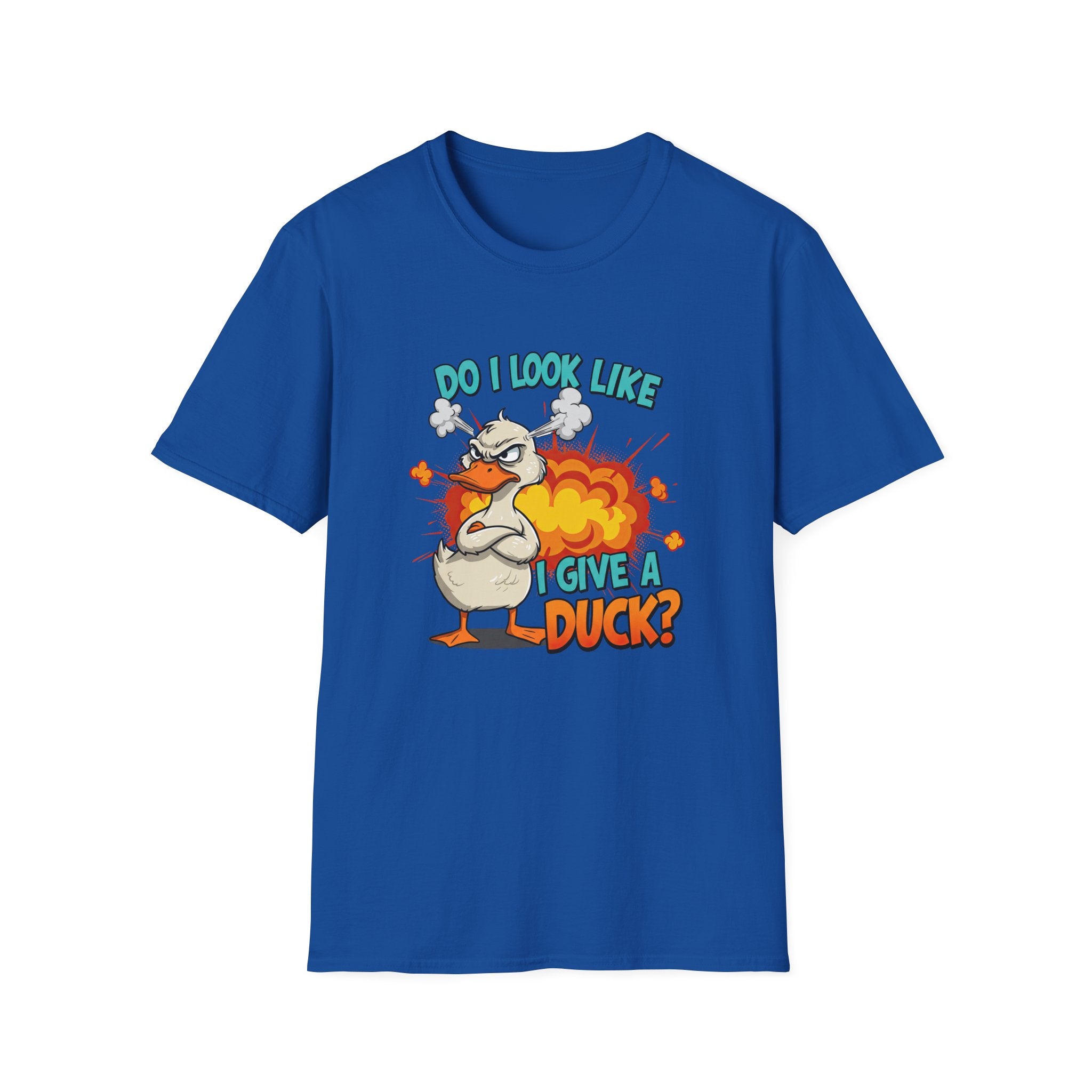 Do I Look Like I Give A Duck? Funny Duck Graphic T-Shirt