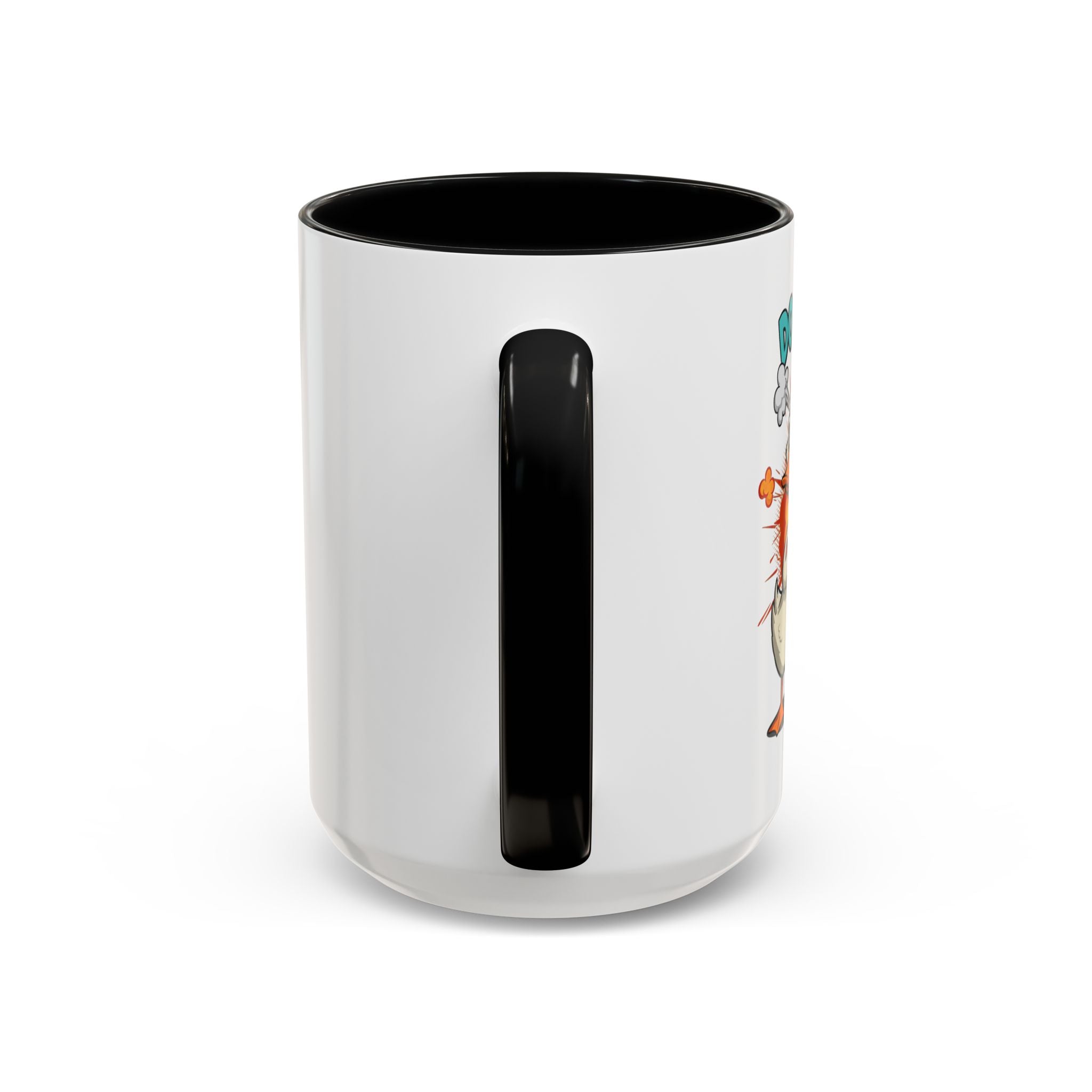 “Do I Look Like I Have A Duck?” Coffee Mug -Accent Ceramic Mug