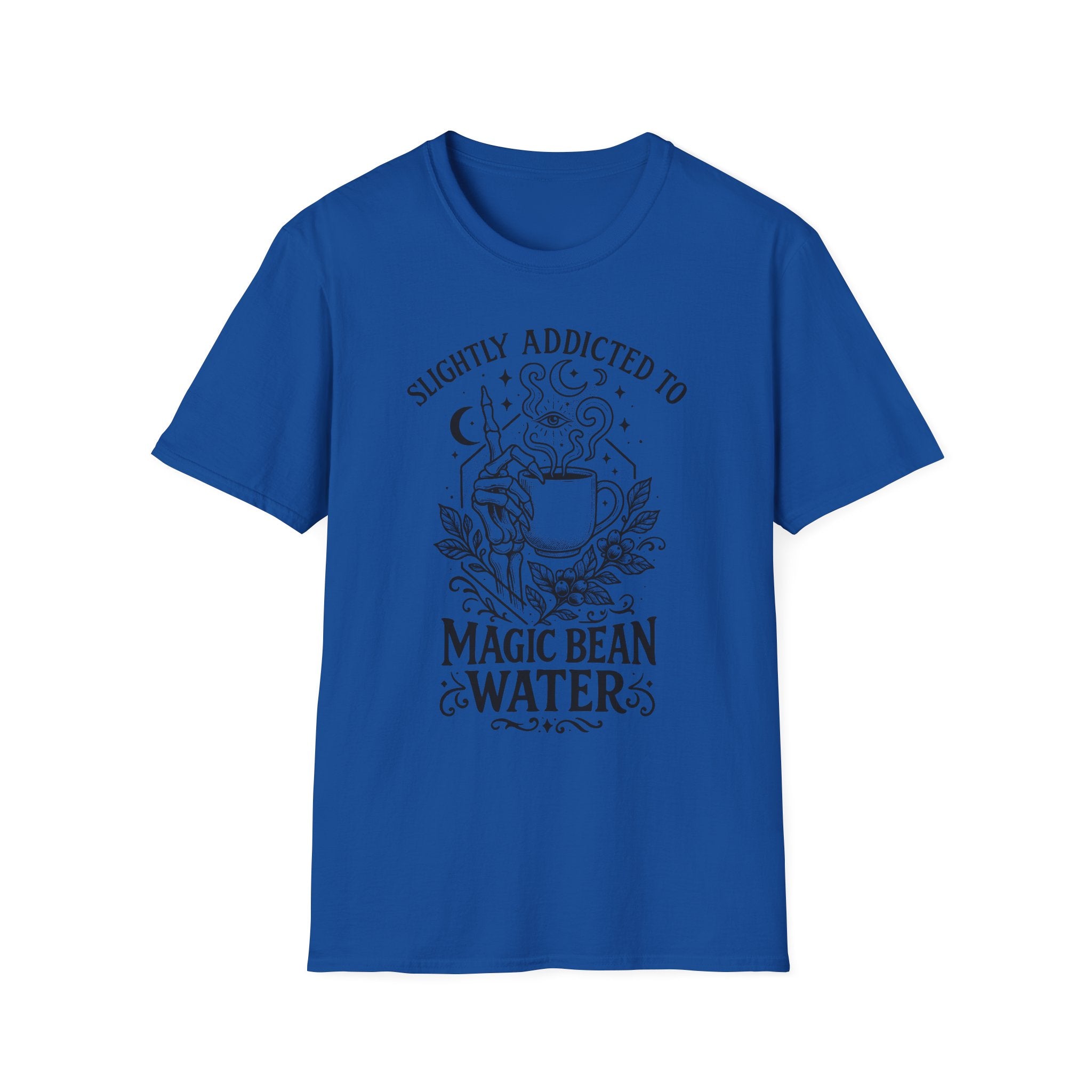 “Slightly Addicted to Magic Bean Water” Coffee Lover Tee