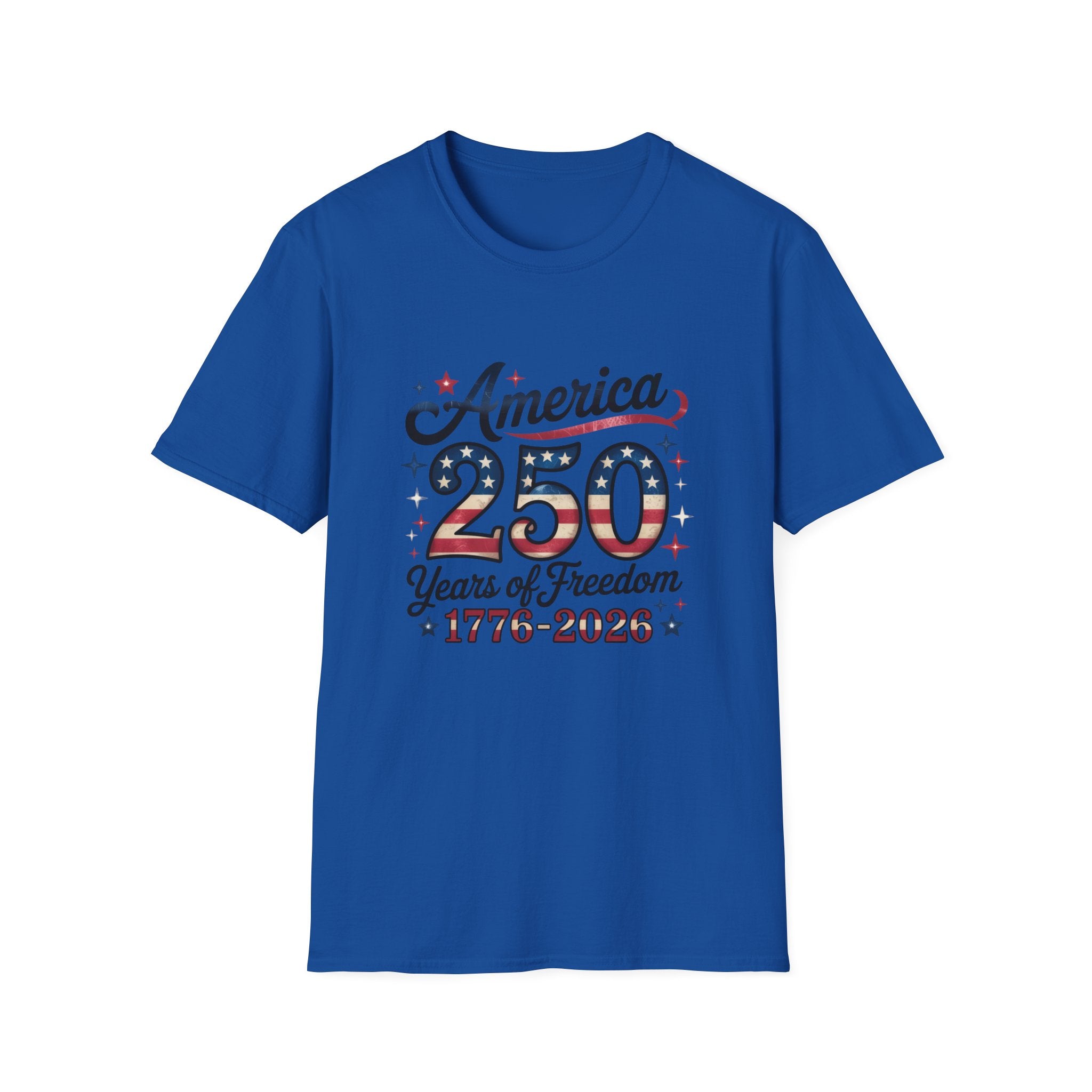 America — 250 Years of Freedom 1776–2026 Patriotic Tee