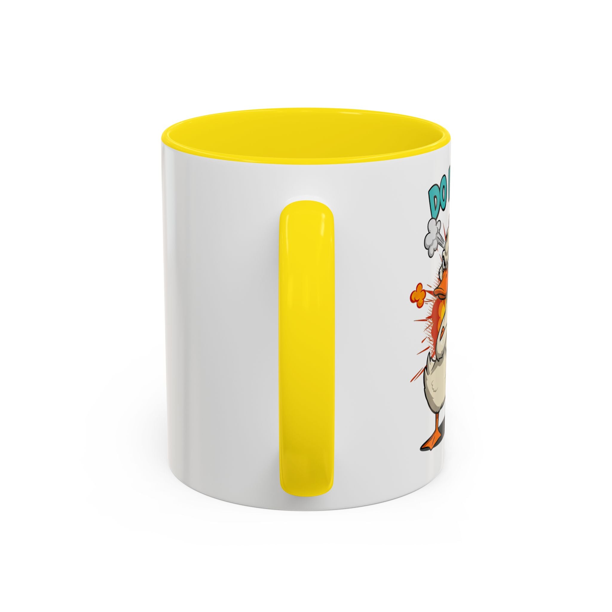 “Do I Look Like I Have A Duck?” Coffee Mug -Accent Ceramic Mug