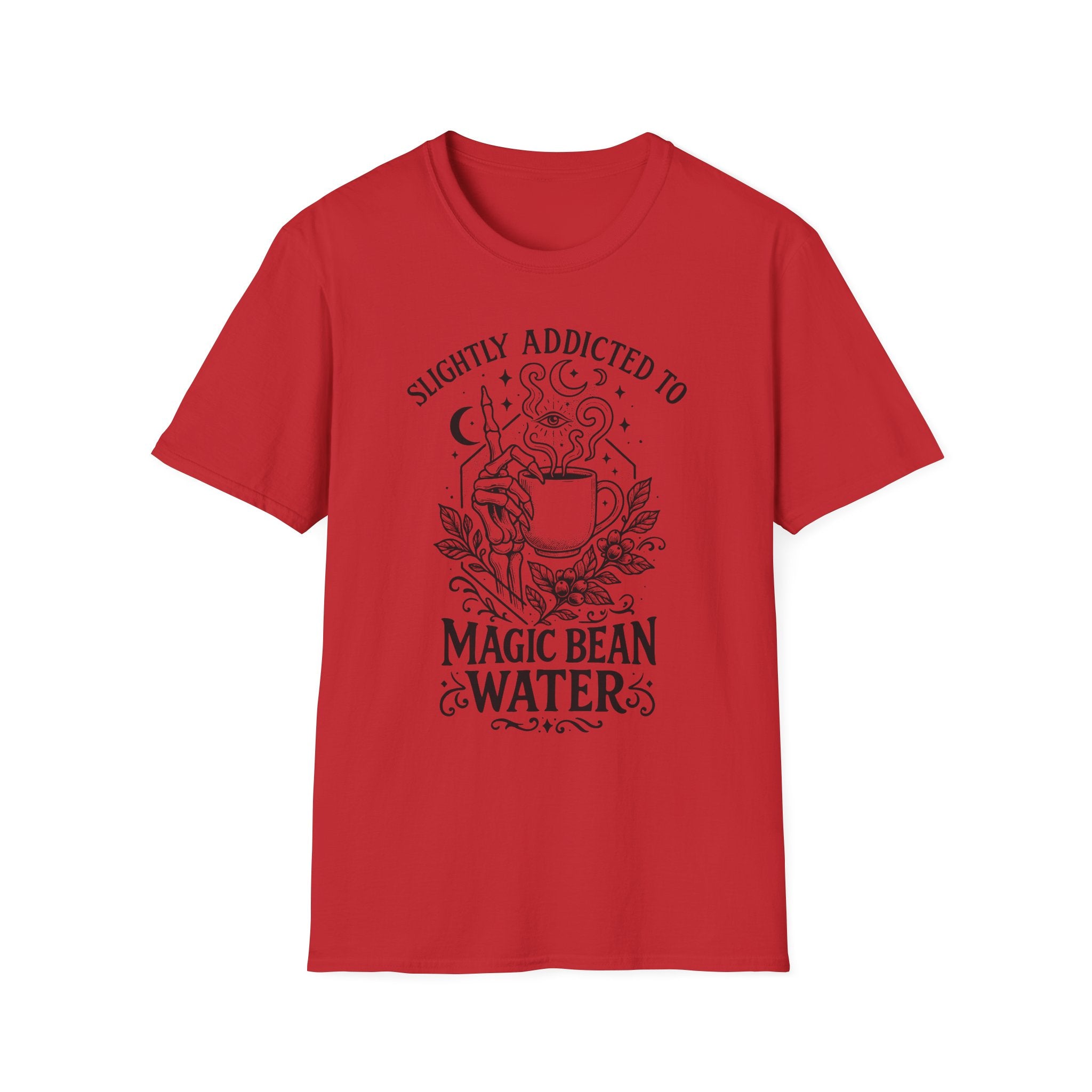 “Slightly Addicted to Magic Bean Water” Coffee Lover Tee