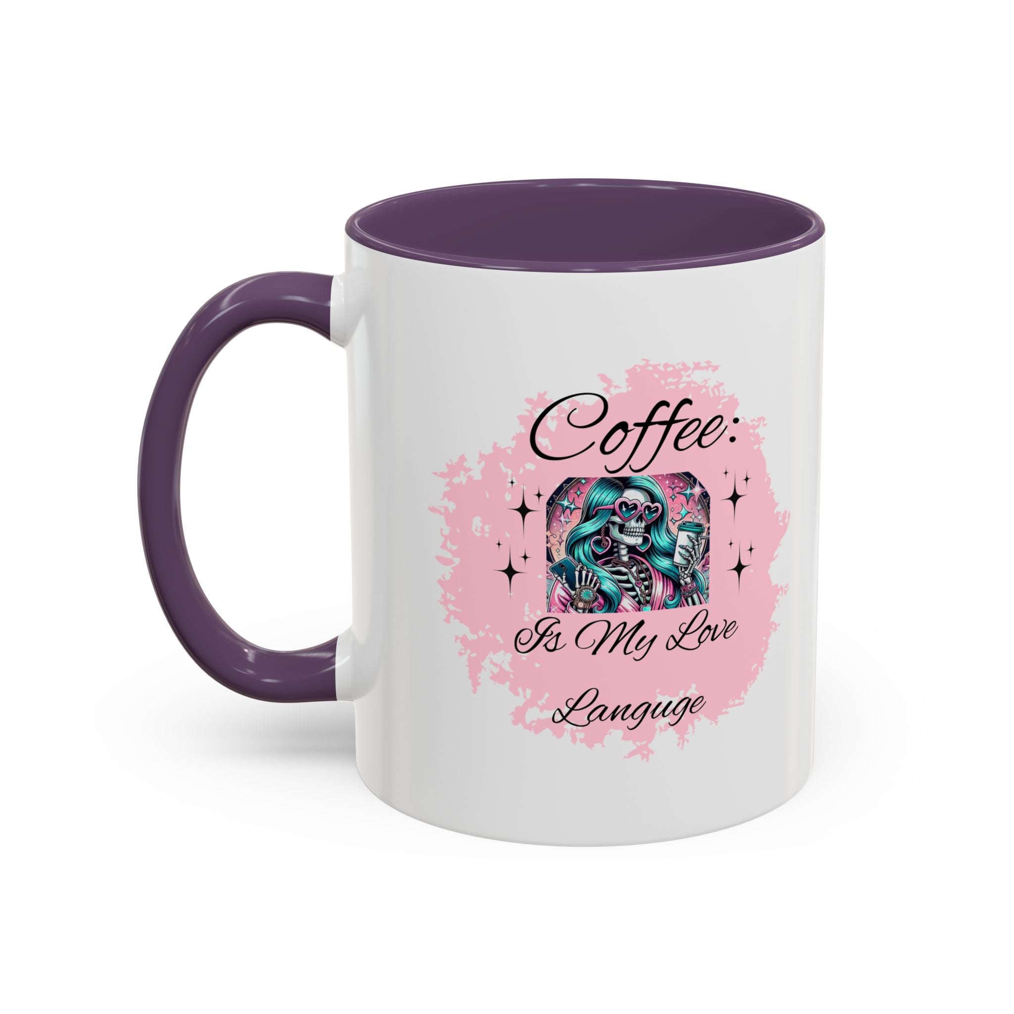 "Coffee is My Love Language" Accent Coffee Mug – 11/15oz