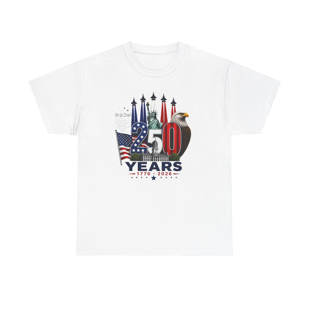 250 Years USA Patriotic – 1776–2026 Anniversary T-Shirt