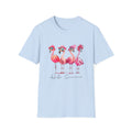 Hello Summer Flamingo Friends Whimsical Graphic T-Shirt