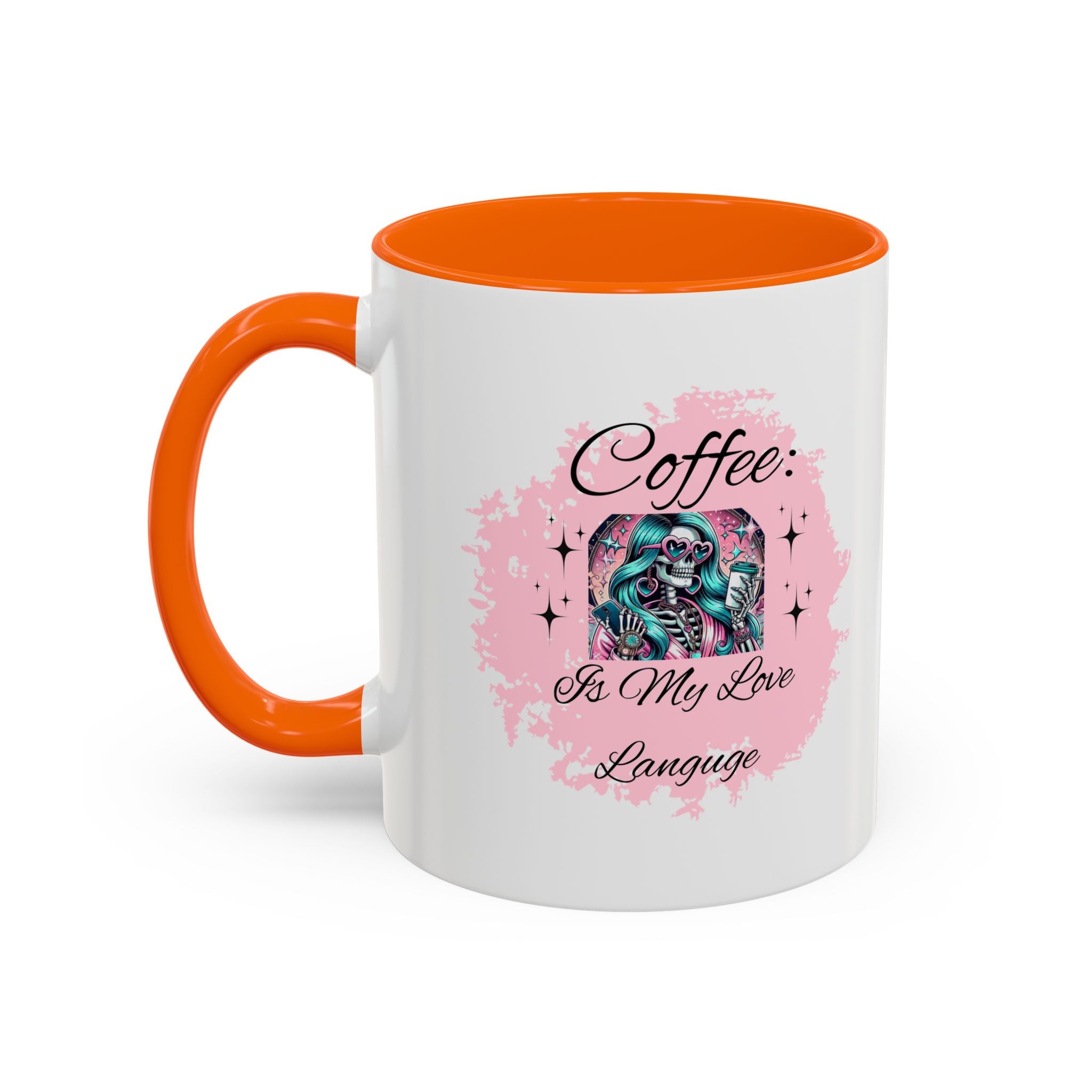 "Coffee is My Love Language" Accent Coffee Mug – 11/15oz