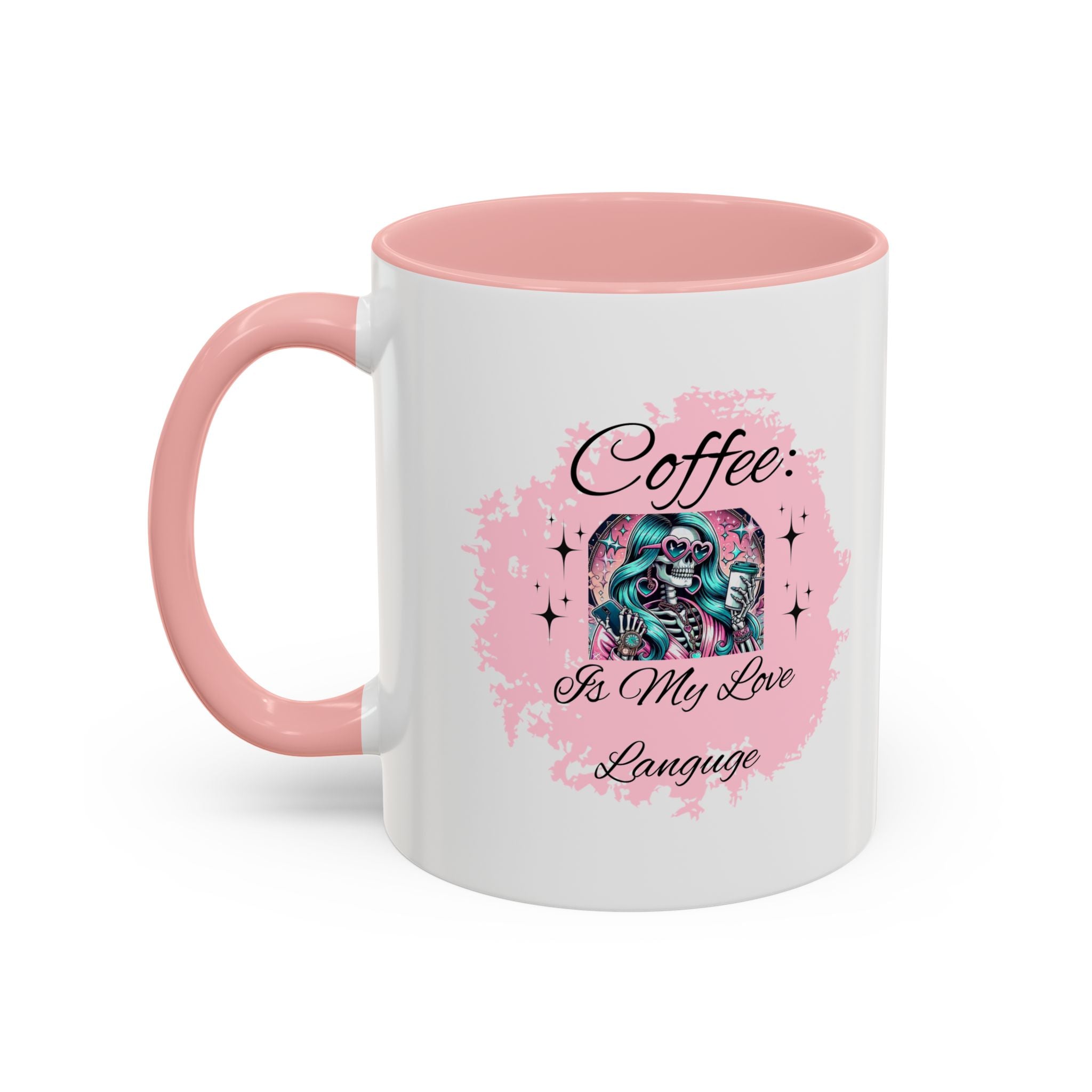 "Coffee is My Love Language" Accent Coffee Mug – 11/15oz