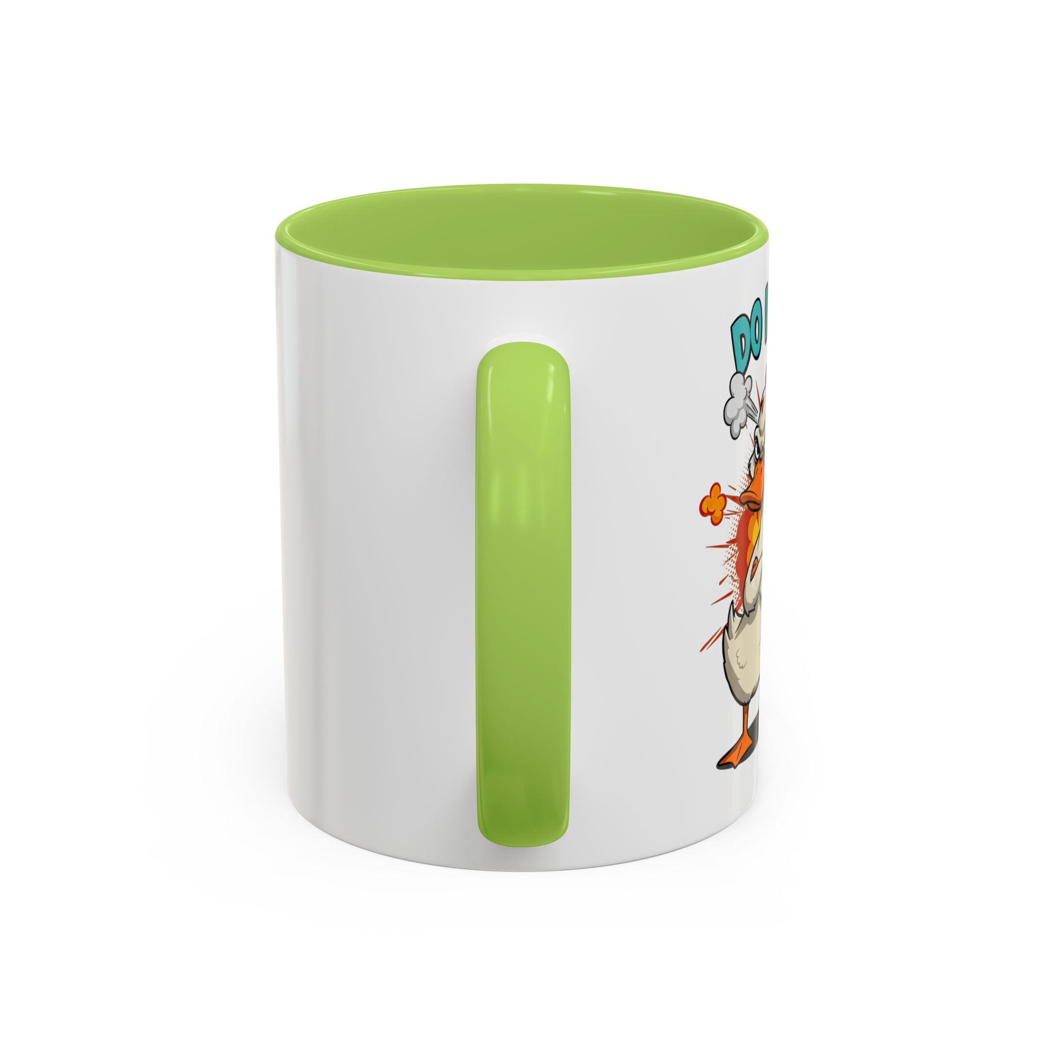“Do I Look Like I Have A Duck?” Coffee Mug -Accent Ceramic Mug